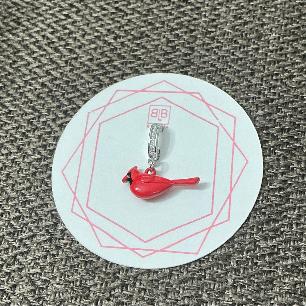 Elegant Red Bird Charm by BB Lila